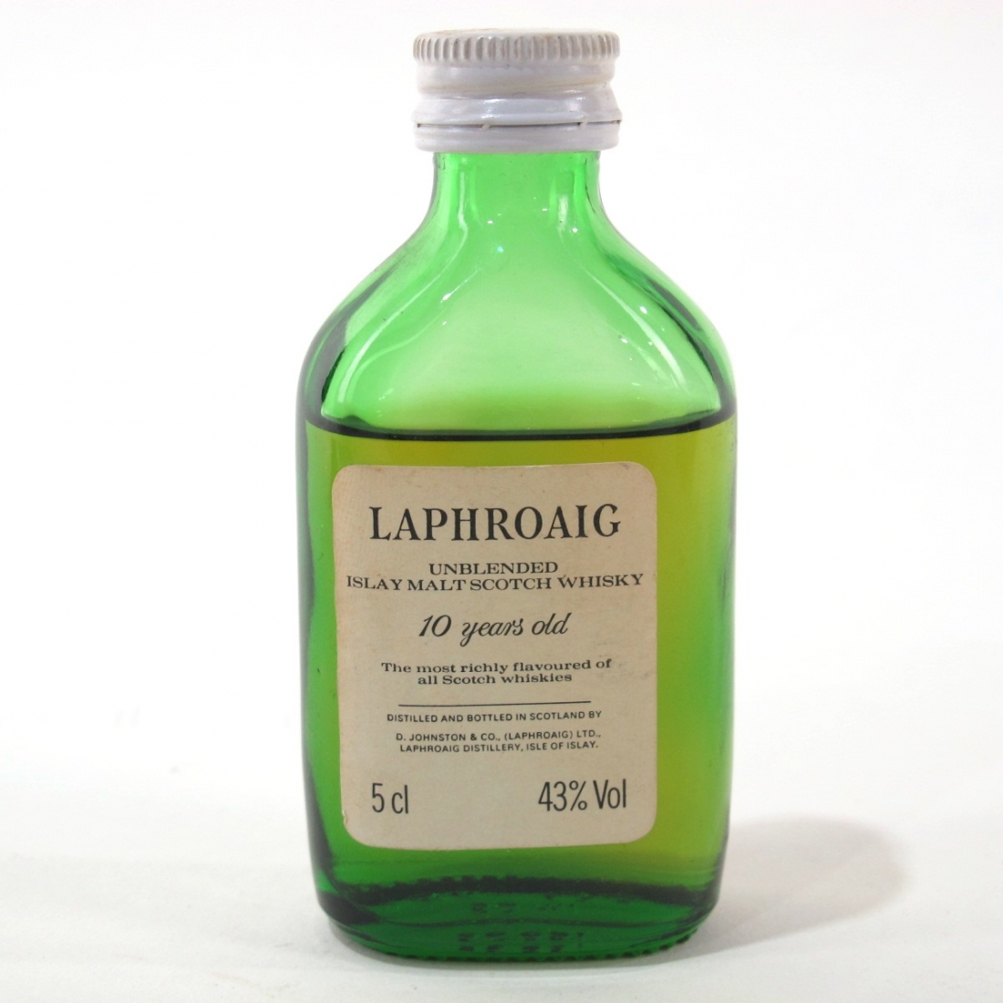 Laphroaig 10 Year Old Miniature 5cl 1980s