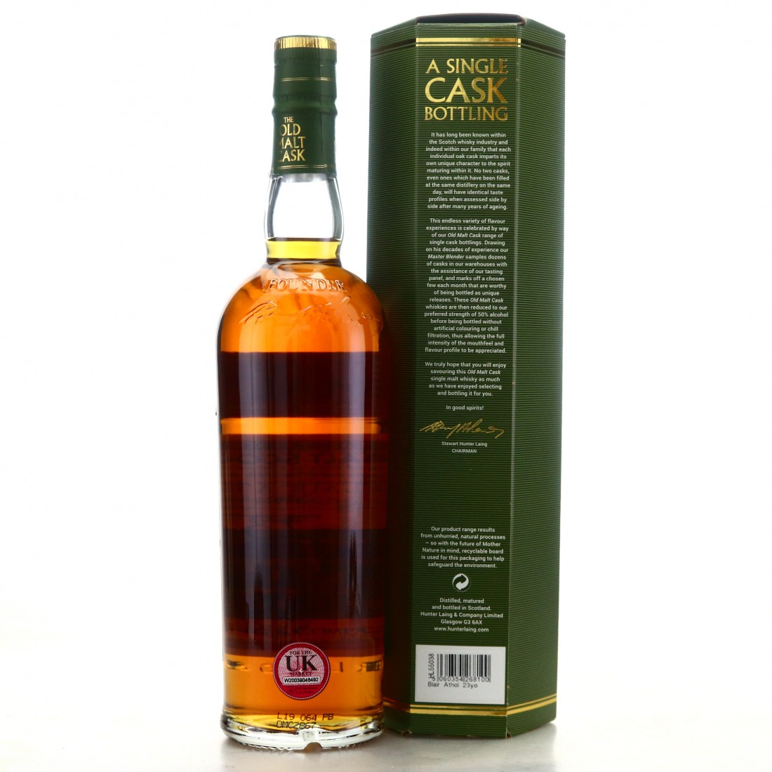 Blair Athol 1995 Hunter Laing 23 Year Old Whisky Auctioneer