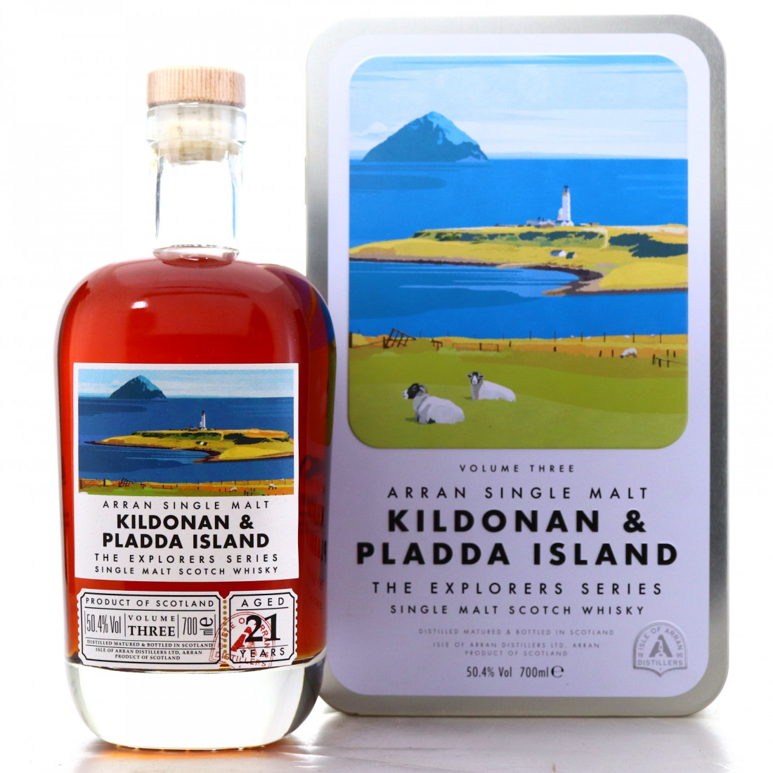 Arran 21 Year Old The Explorers Series Volume 3 / Kildonan and Pladda Island Whisky Auctioneer