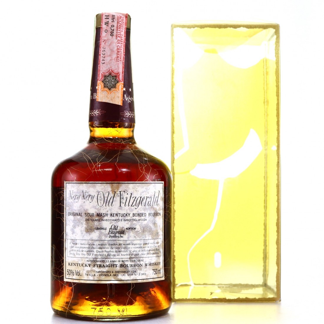 Very Very Old Fitzgerald 12 Year Old Bottled in Bond 100 Proof 1987 / StitzelWeller Whisky