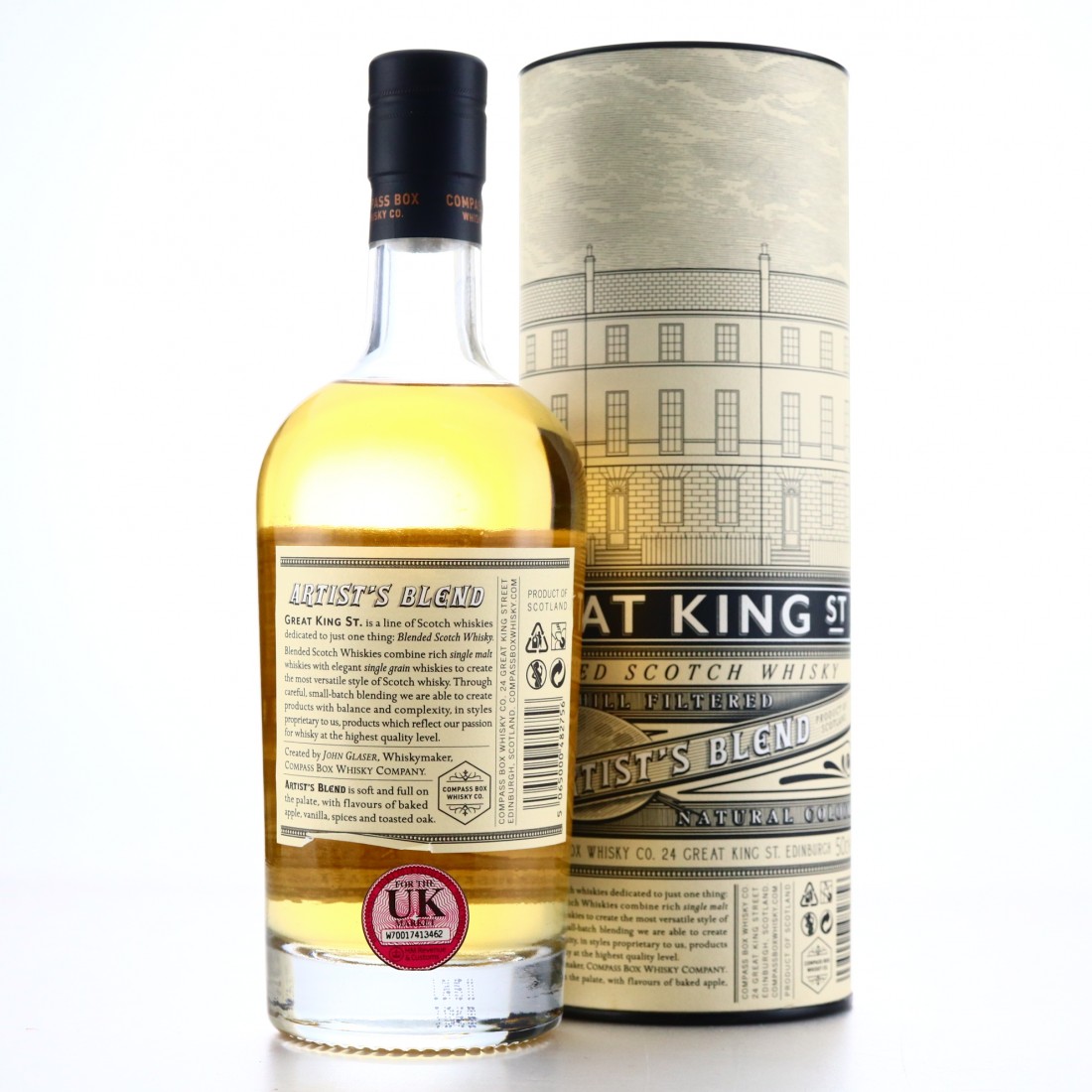 Compass Box Great King Street Artist's Blend 50cl Whisky Auctioneer