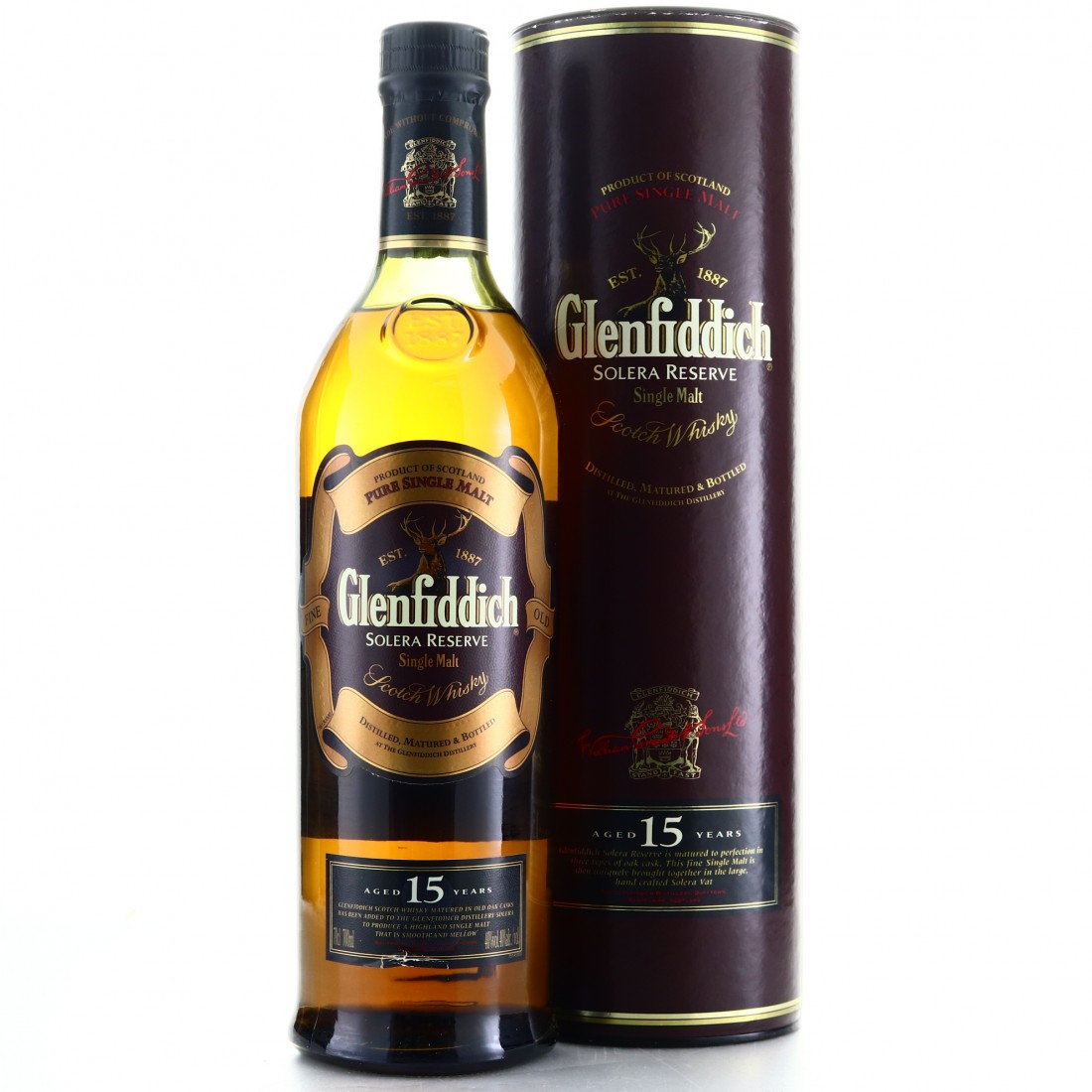 Glenfiddich 15 Year Old Solera Reserve Whisky Auctioneer