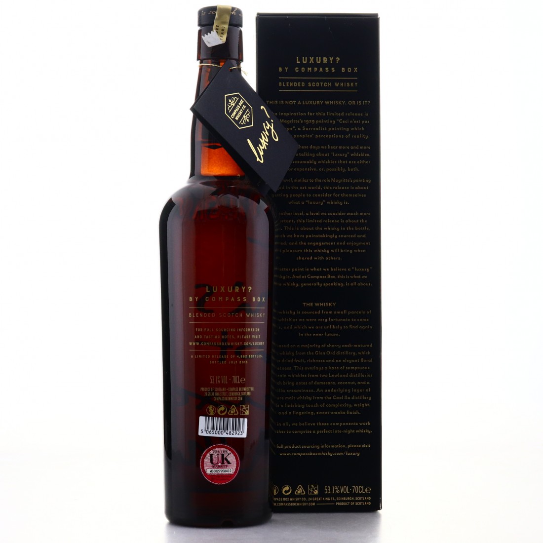 Compass Box This Is Not A Luxury Whisky Whisky Auctioneer