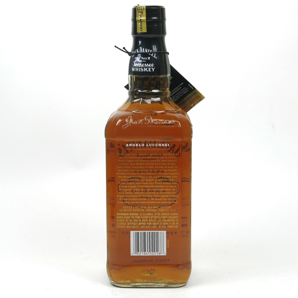 Jack Daniel's Angelo Lucchesi 90th Birthday Whisky Auctioneer