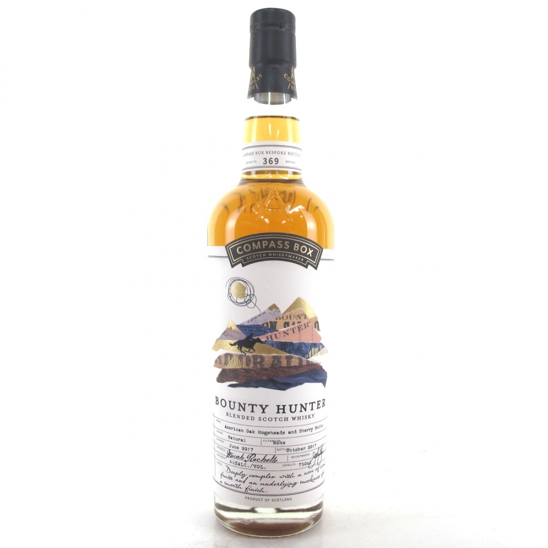 Compass Box Bounty Hunter 75cl / US Import Whisky Auctioneer