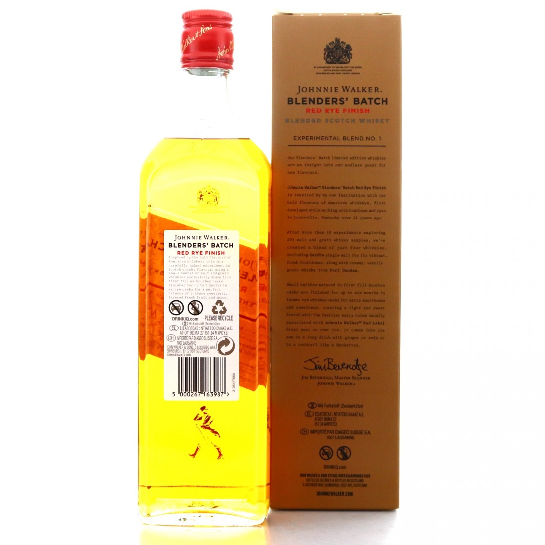 Johnnie Walker Blenders' Batch 1 Red Rye Finish Whisky Auctioneer