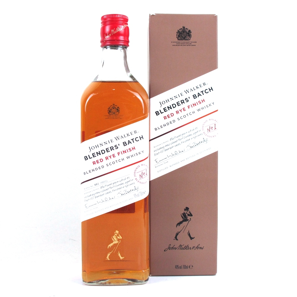 Johnnie Walker Blenders' Batch Red Rye Finish Batch 1 Whisky Auctioneer