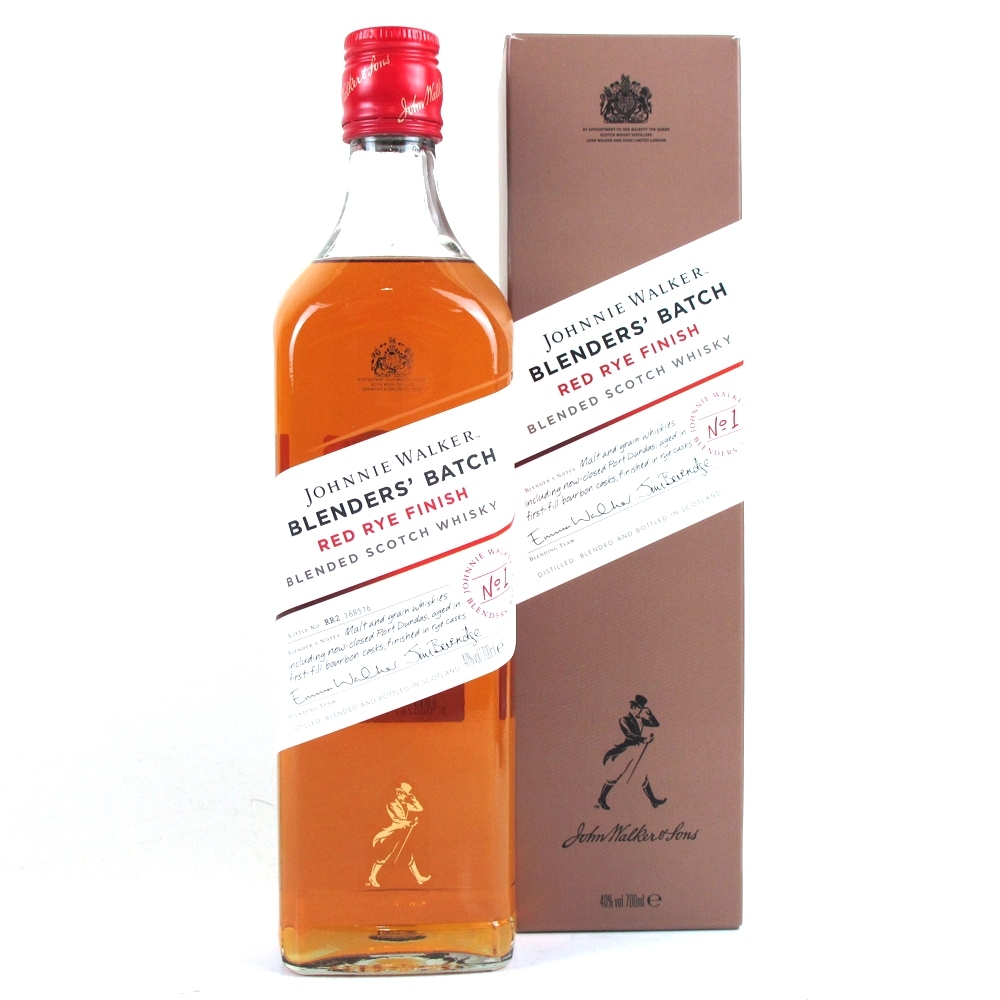 Johnnie Walker Blenders' Batch Red Rye Finish Batch 1 Whisky Auctioneer