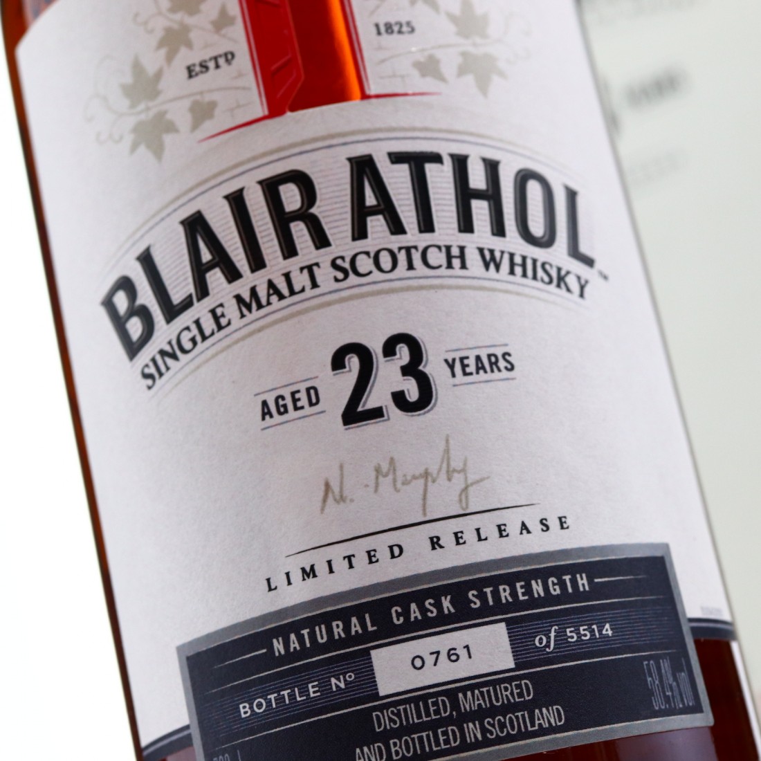 Blair Athol 23 Year Old Cask Strength / 2017 Release Whisky Auctioneer