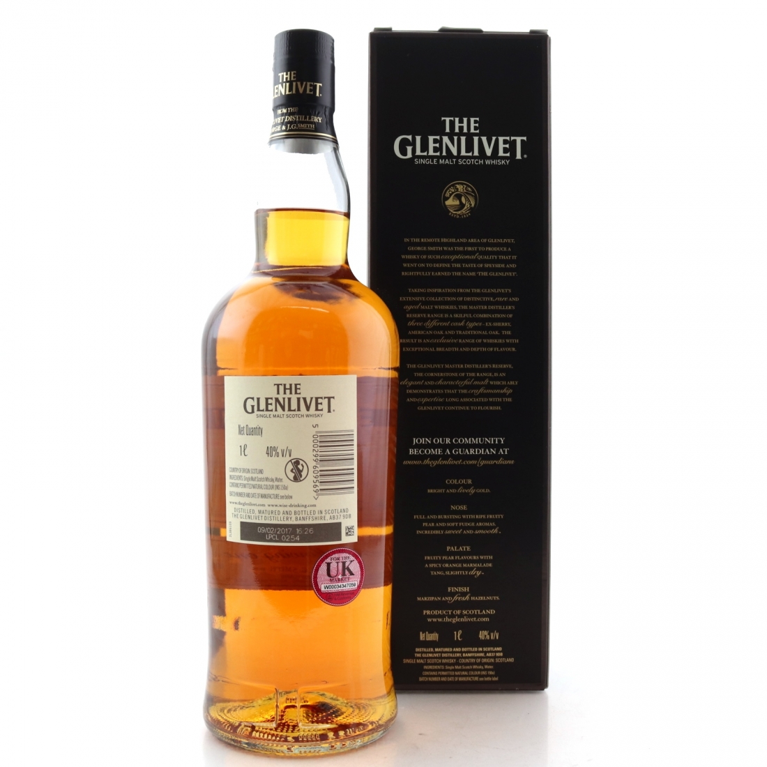 Glenlivet Master Distiller's Reserve 1 Litre Whisky Auctioneer