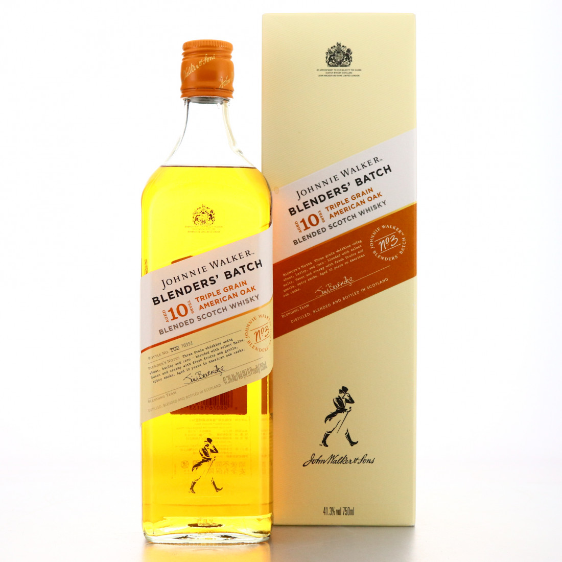 Johnnie Walker 10 Year Old Blenders' Batch 3 Triple Grain 75cl / US