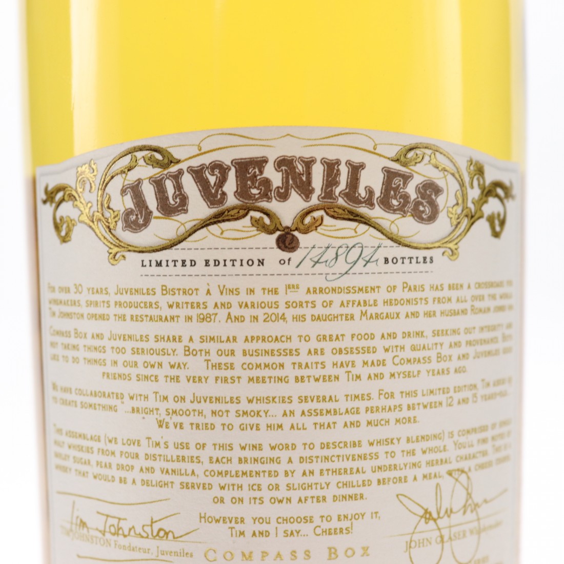 Compass Box Juveniles Limited Edition 75cl / US Import Whisky Auctioneer