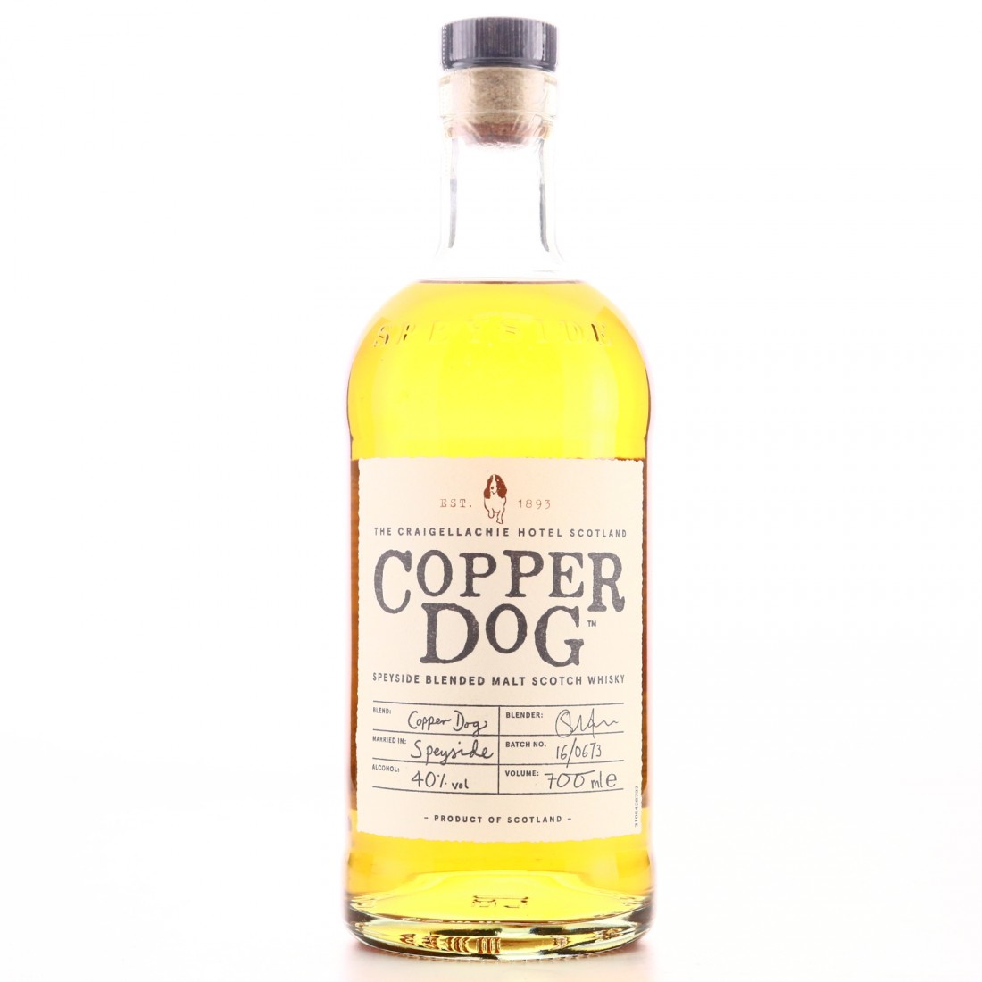Copper Dog Speyside Blended Malt Whisky Auctioneer