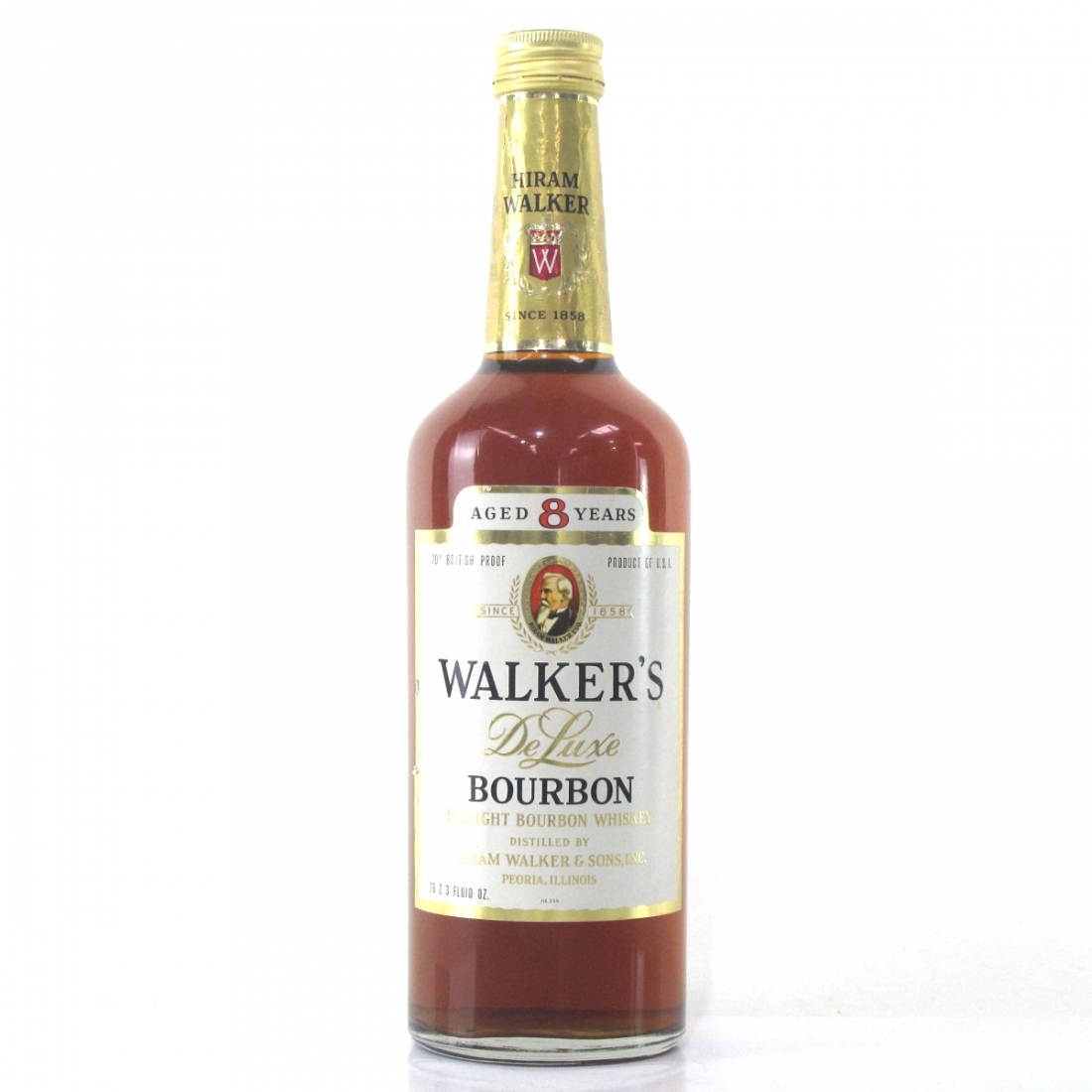 Walker's 8 Year Old De Luxe Bourbon 1970s Whisky Auctioneer