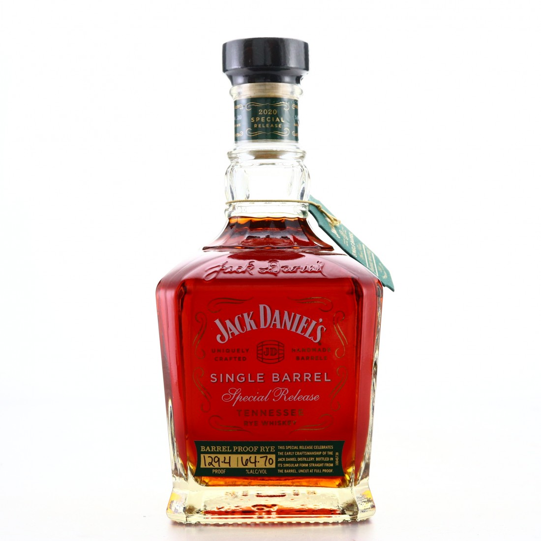 Jack Daniel's Barrel Proof Single Barrel Rye 2020 Whisky Auctioneer