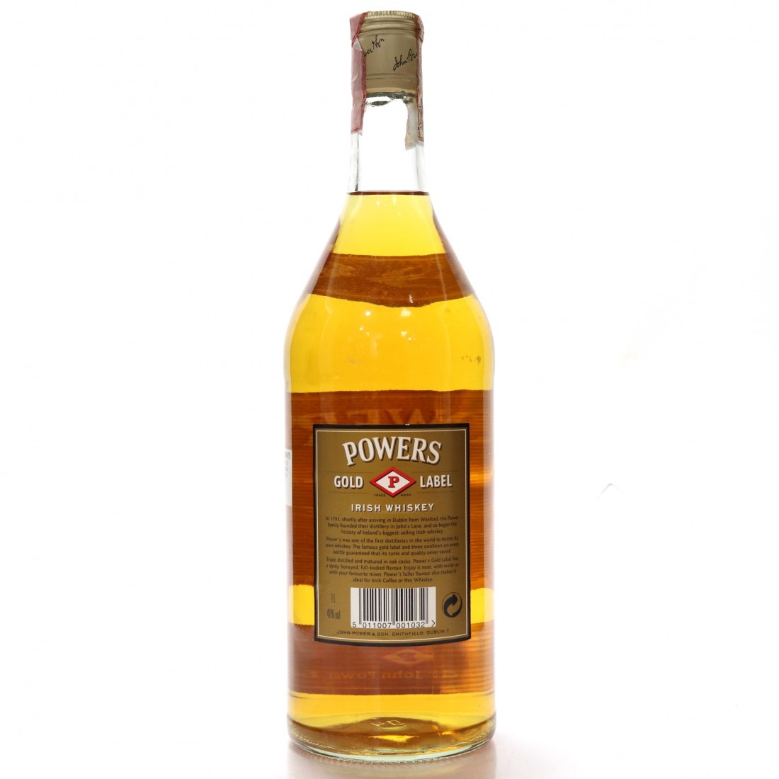 Powers Gold Label 1 Litre 1980s Whisky Auctioneer