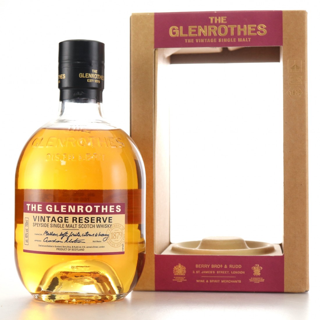 Glenrothes Vintage Reserve Whisky Auctioneer