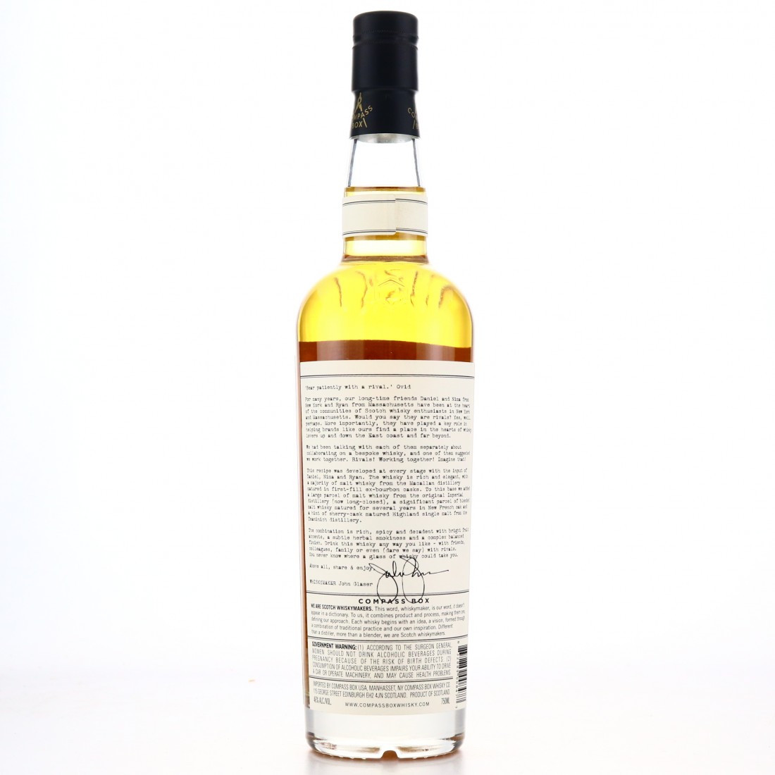 Compass Box Rivals 75cl / US Exclusive Whisky Auctioneer