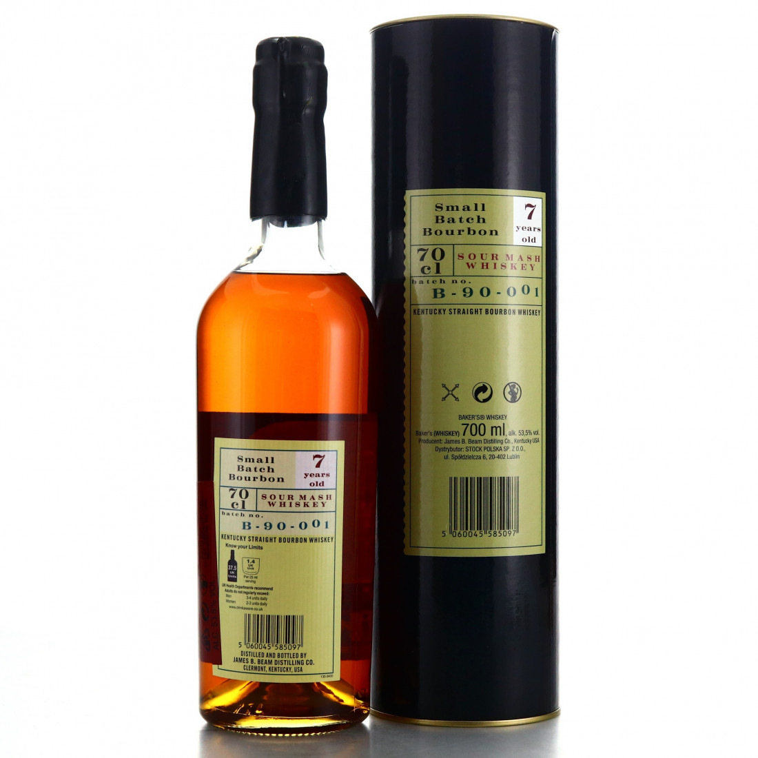 Baker's 7 Year Old 107 Proof Kentucky Straight Bourbon B90001