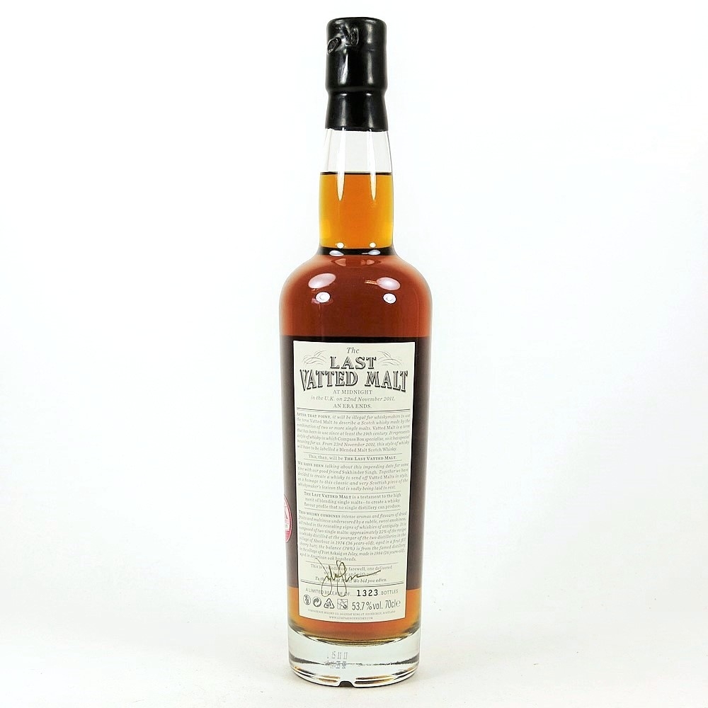 Compass Box Last Vatted Malt Whisky Auctioneer