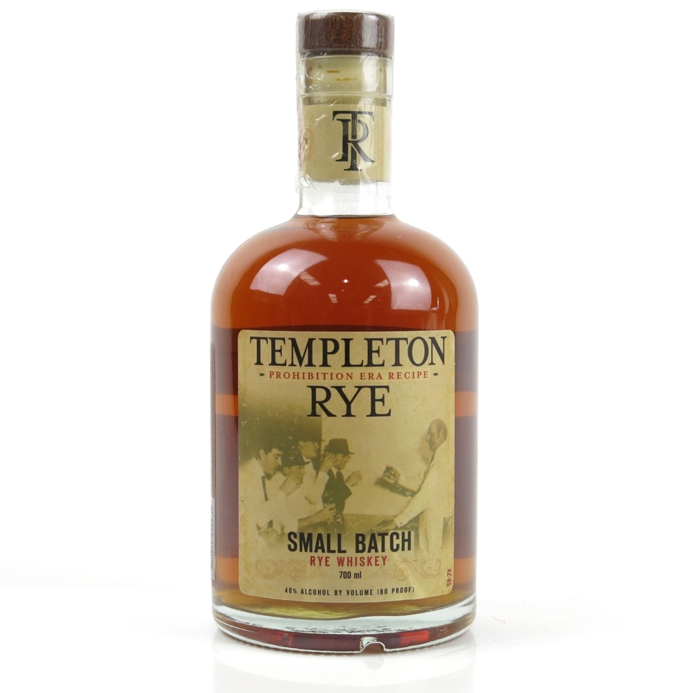 Templeton Small Batch Rye Whisky Auctioneer