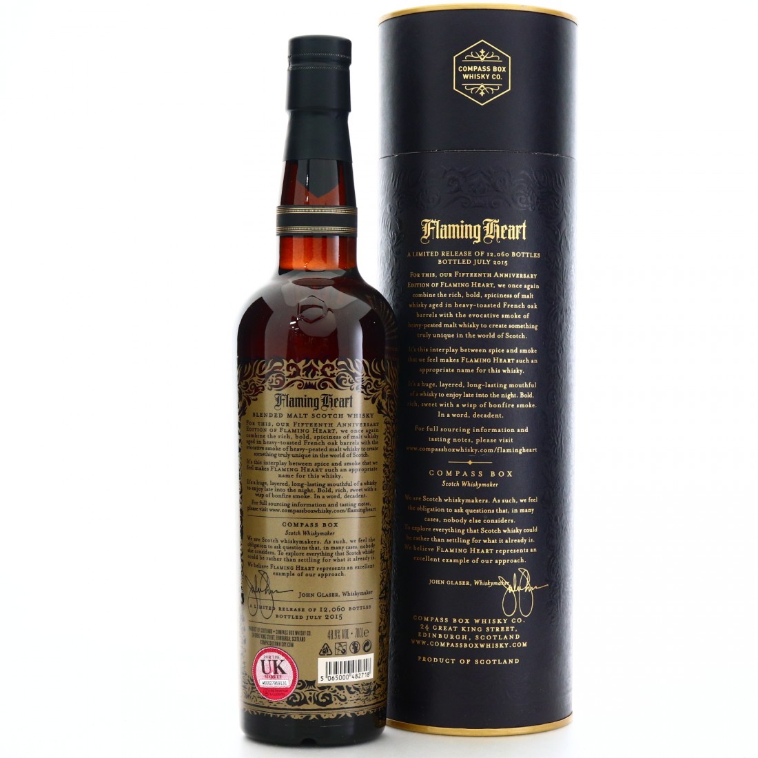 Compass Box Flaming Heart 2015 Limited Edition Whisky Auctioneer