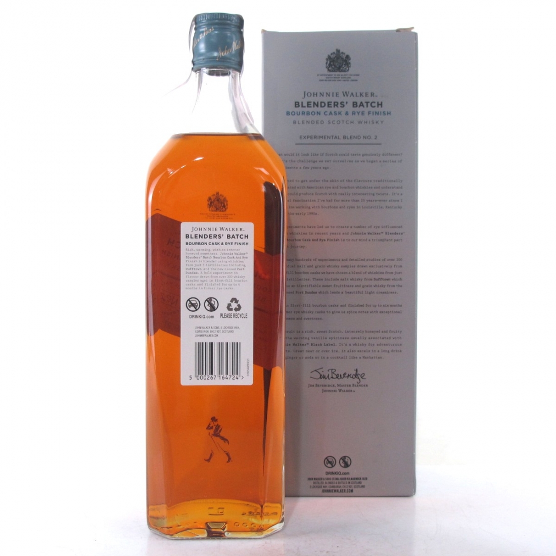 Johnnie Walker Blenders' Batch 2 1 Litre / Bourbon Cask & Rye Finish