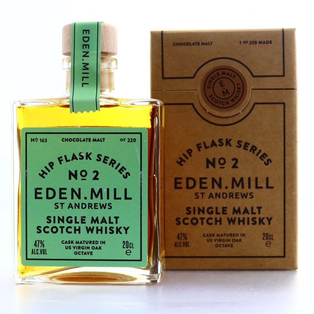 Eden Mill Single Malt Hip Flask Series No.2 20cl / Chocolate Malt