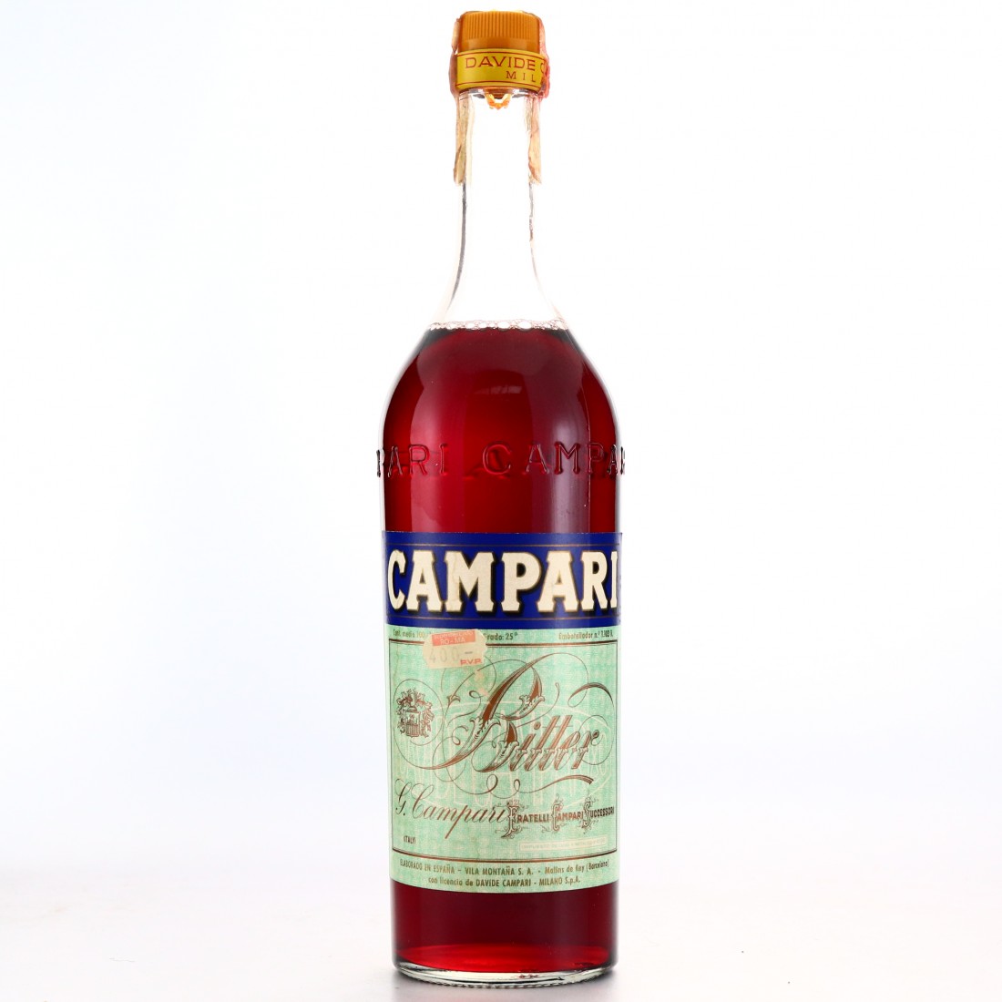 Campari Bitter 1 Litre 1970s Whisky Auctioneer