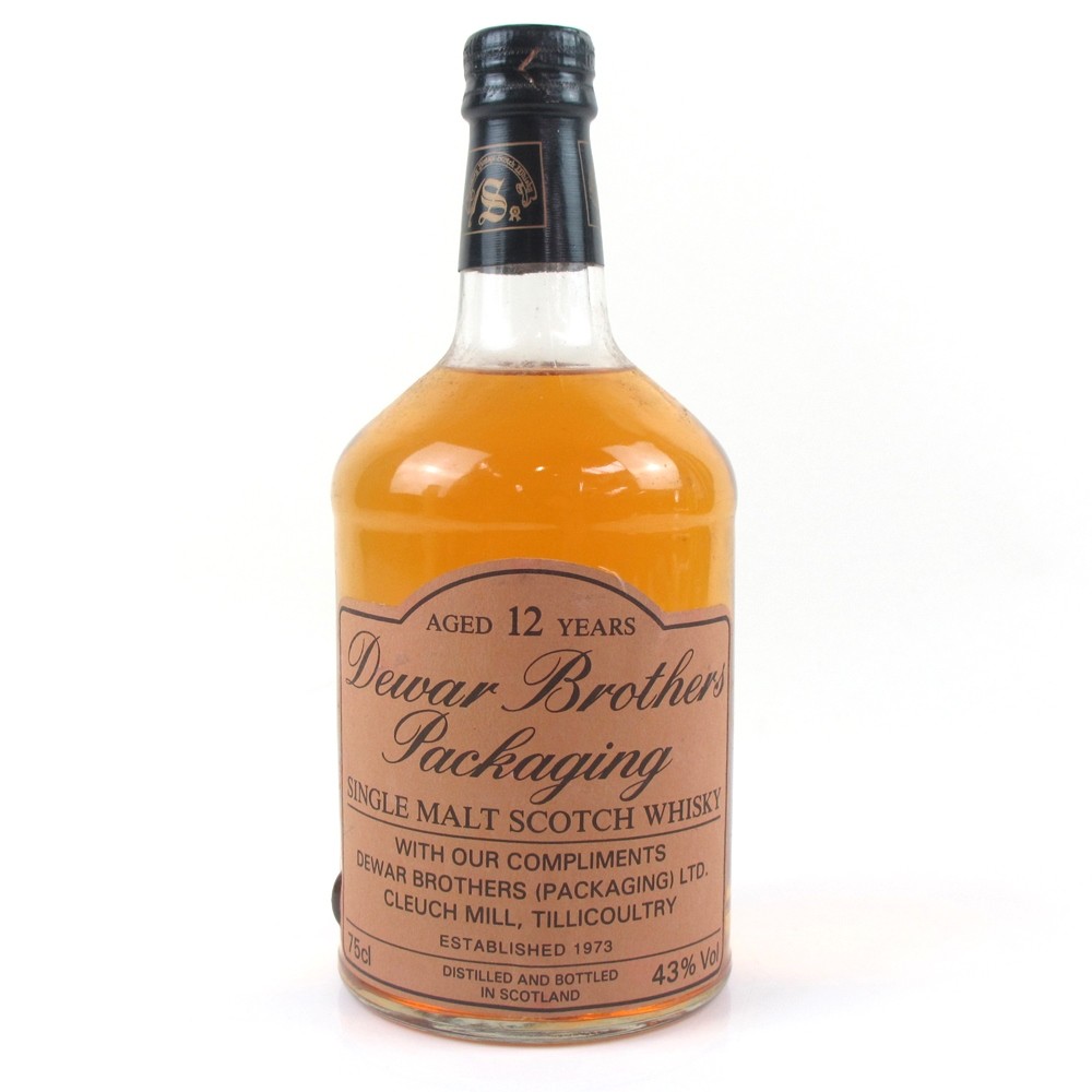 Dewar Brothers Packaging 12 Year Old Signatory Vintage Single Malt