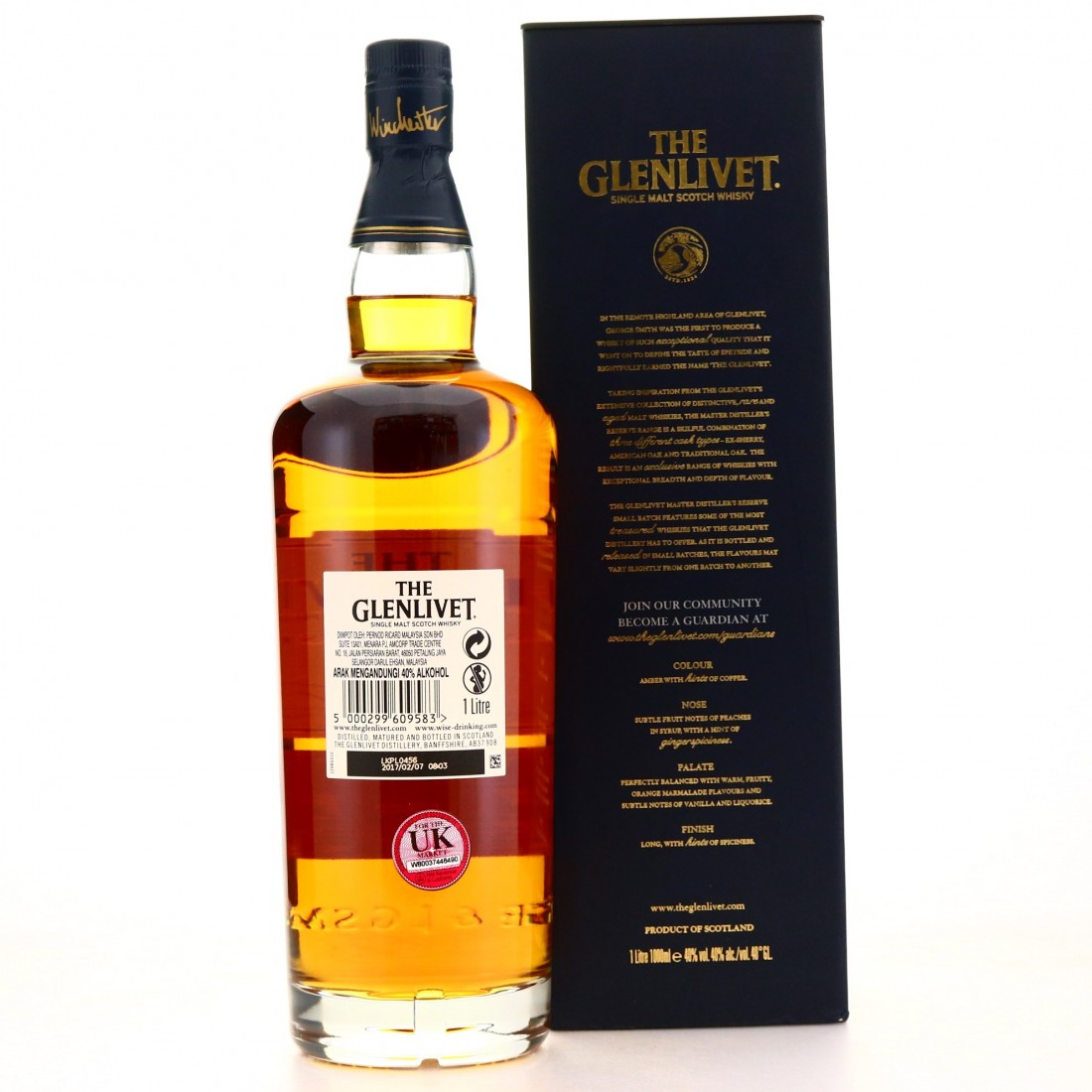 Glenlivet Master Distiller's Reserve 1 Litre Whisky Auctioneer
