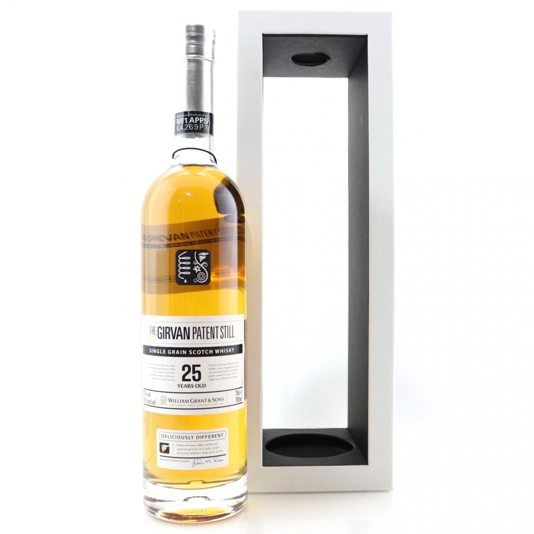 Girvan 25 Year Old Patent Still Whisky Auctioneer