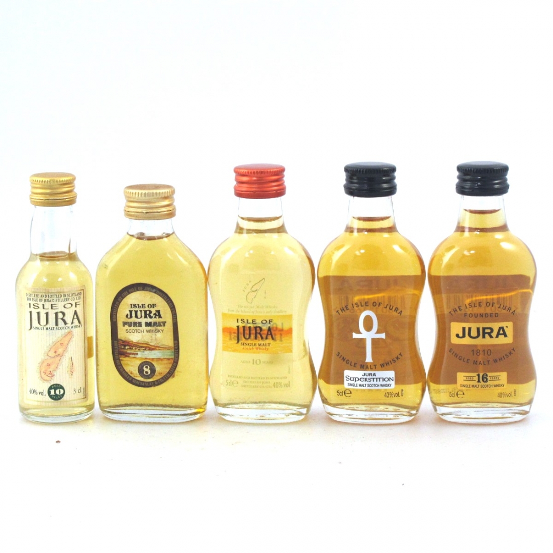 Jura Miniature Selection x 5 Whisky Auctioneer