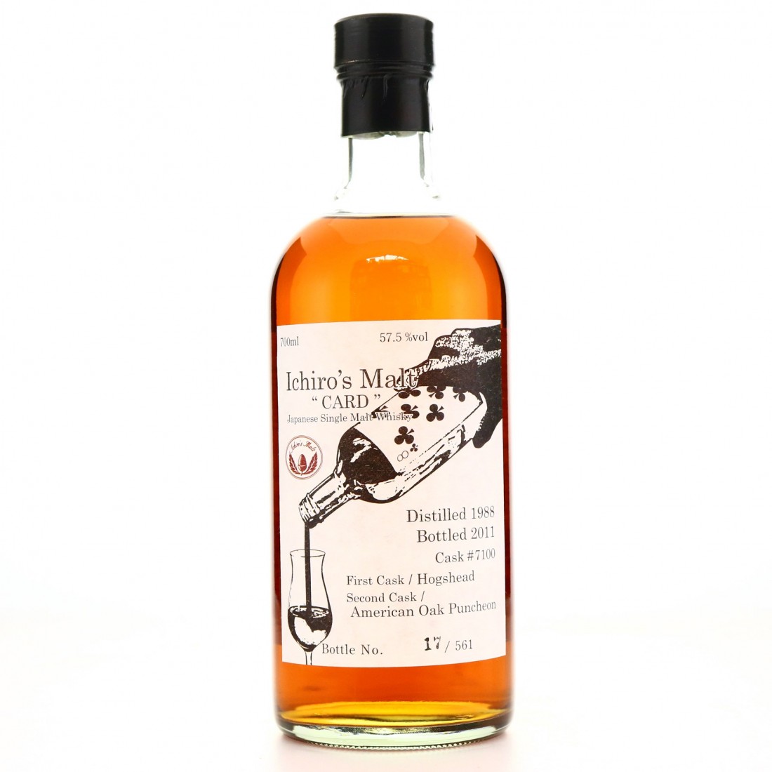 Hanyu 1988 Ichiro S Malt Card 7100 Eight Of Clubs Whisky Auctioneer
