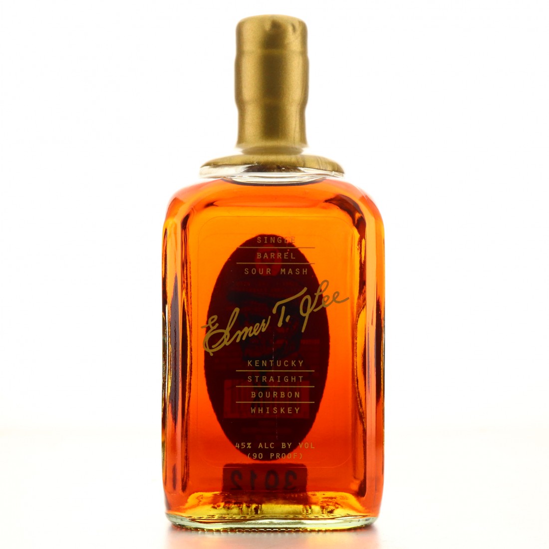 Elmer T Lee Single Barrel Kentucky Bourbon / Gold Wax Whisky Auctioneer