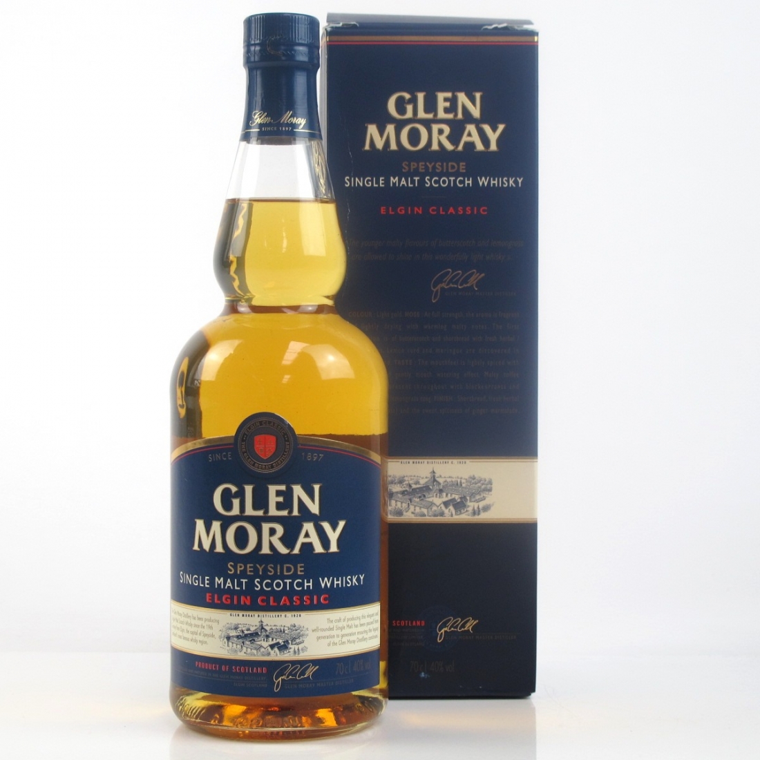 Glen Moray Elgin Classic Single Malt Whisky Auctioneer