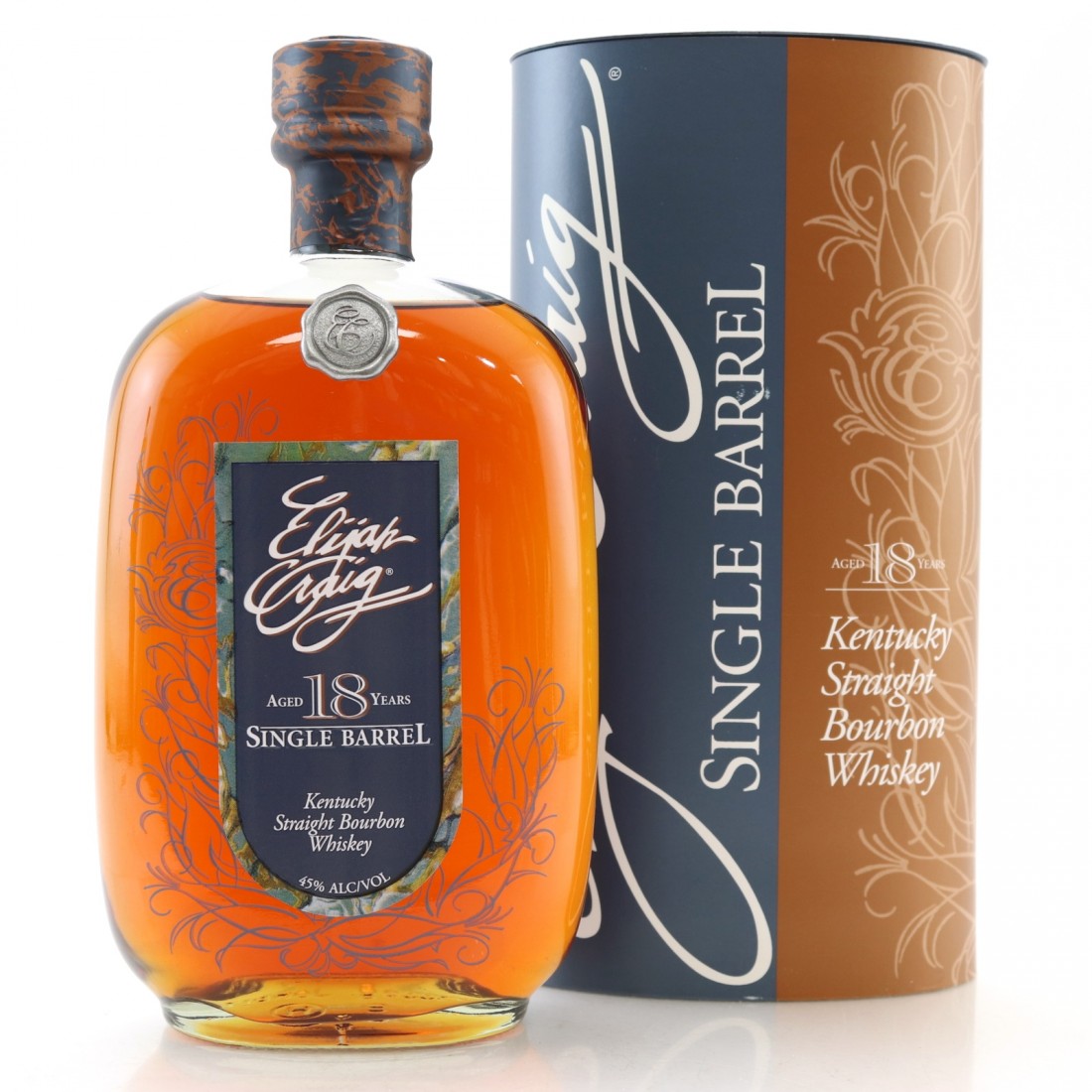 Elijah Craig 1989 Single Barrel 18 Year Old Whisky Auctioneer