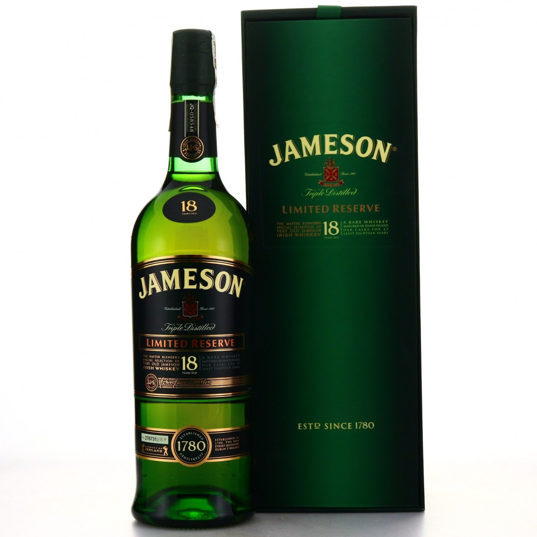 Jameson 18 Year Old Limited Reserve Whisky Auctioneer