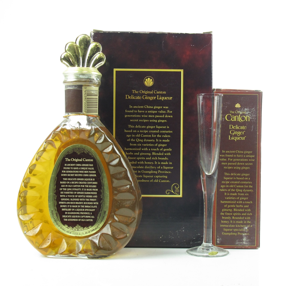 Canton Delicate Ginger Liqueur 199295 Including Cocktail Book and