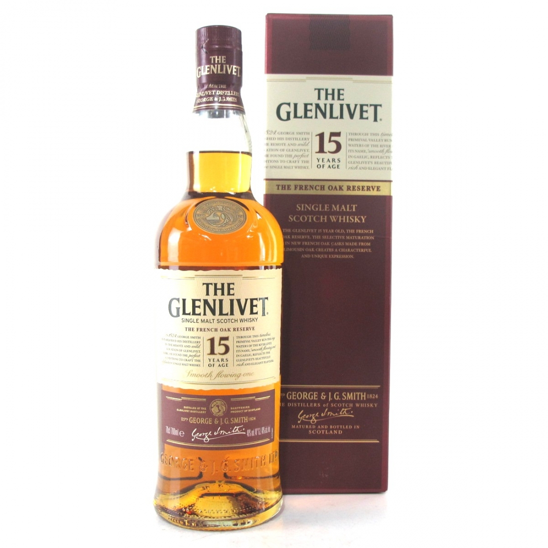 Glenlivet 15 Year Old French Oak Reserve Whisky Auctioneer