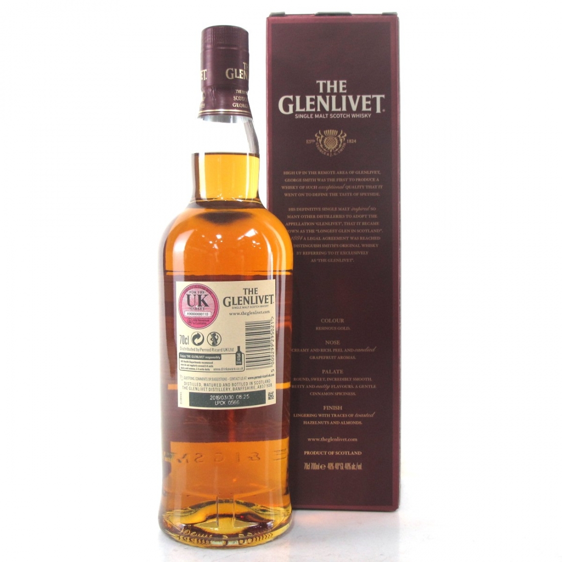 Glenlivet 15 Year Old French Oak Reserve Whisky Auctioneer