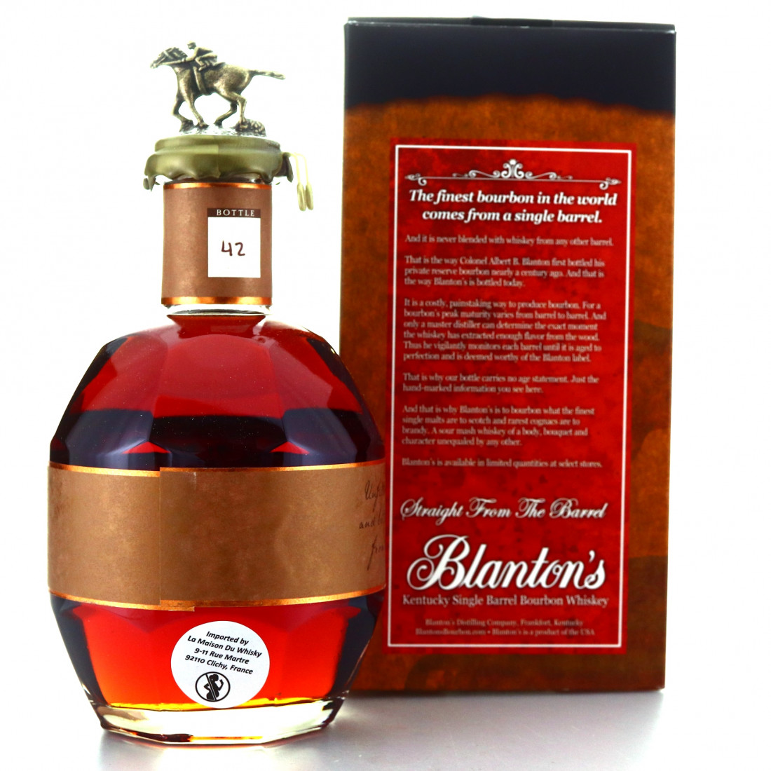 Blanton's Straight from the Barrel Dumped 2020 Whisky Auctioneer