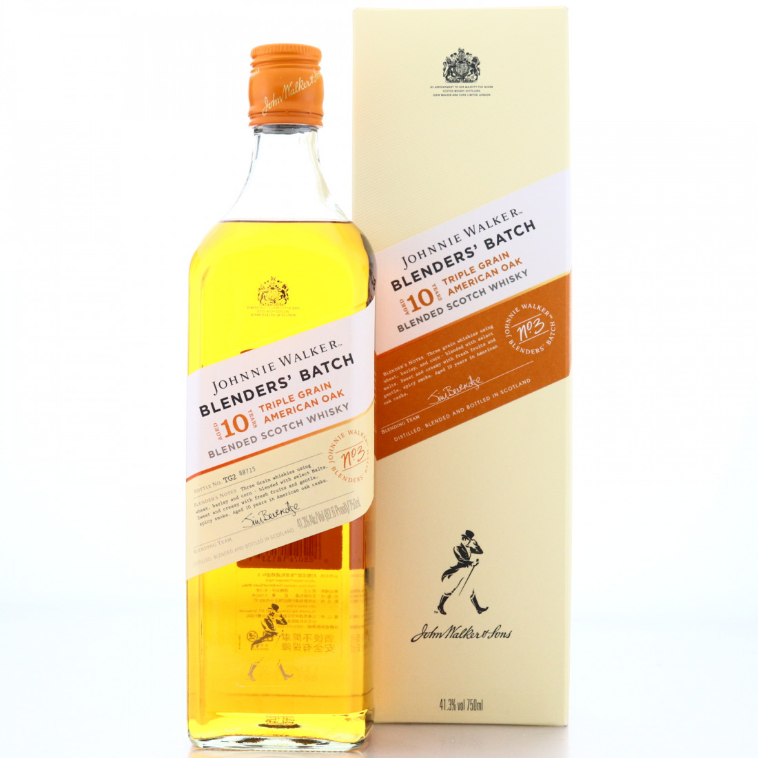 Johnnie Walker 10 Year Old Blenders' Batch 3 Triple Grain 75cl / US