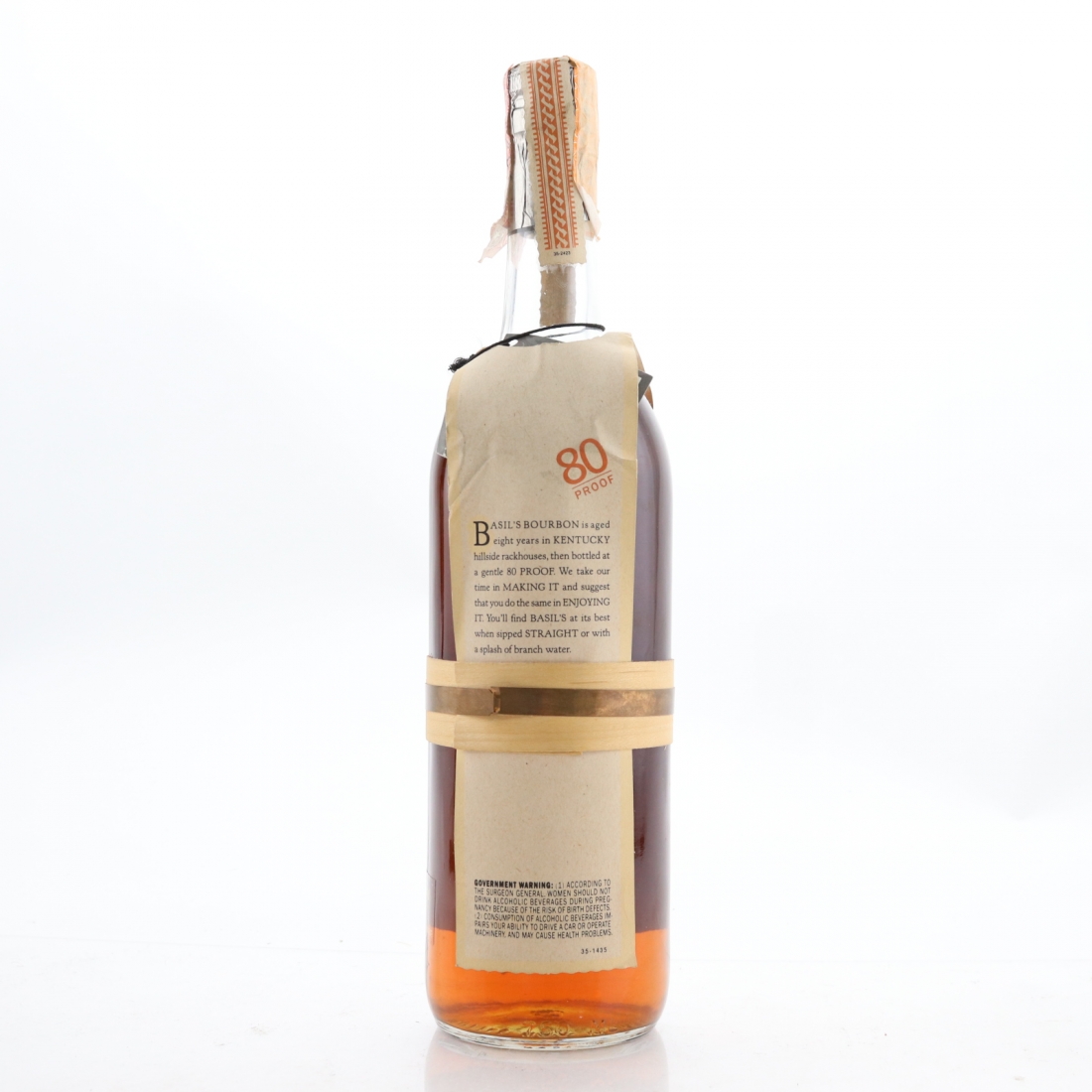 Basil Hayden's 8 Year Old Kentucky Straight Bourbon Whisky Auctioneer