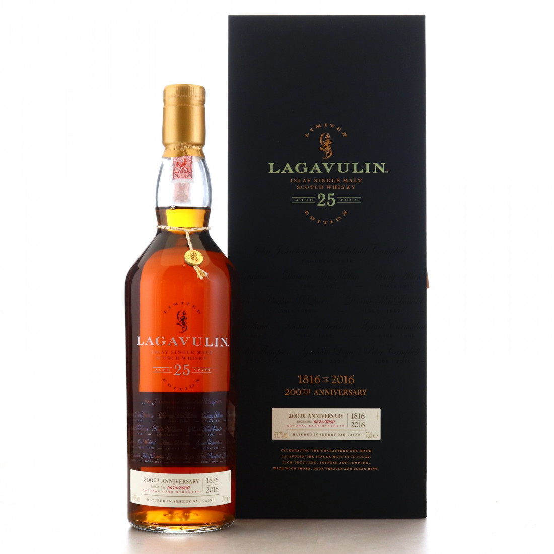 Lagavulin 25 Year Old Bicentenary Edition Whisky Auctioneer