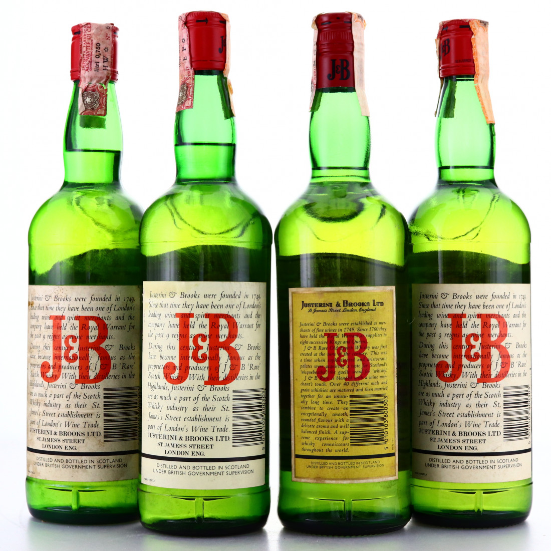 J&B Rare Scotch Whisky 4 x 70cl Whisky Auctioneer