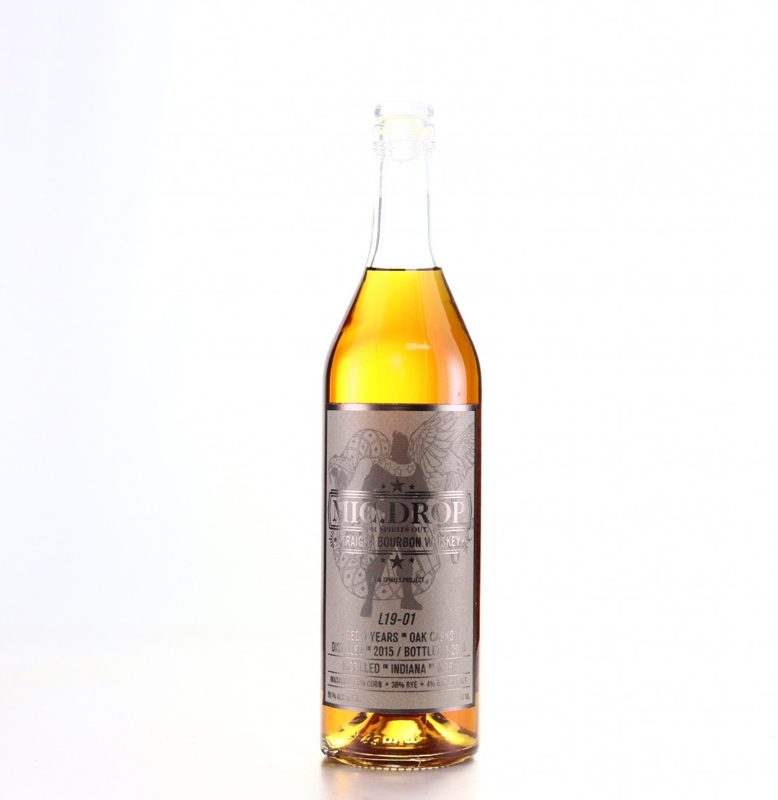 Mic Drop 4 Year Old Straight Bourbon Whisky Auctioneer