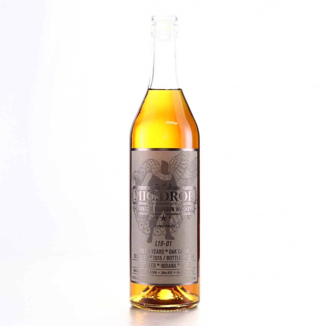 Mic Drop 4 Year Old Straight Bourbon Whisky Auctioneer