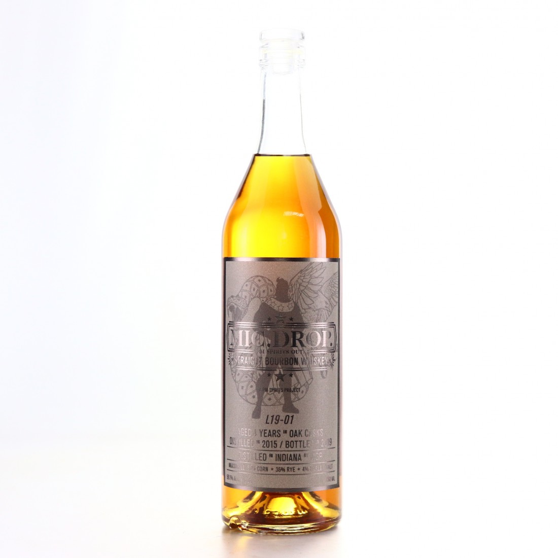 Mic Drop 4 Year Old Straight Bourbon Whisky Auctioneer