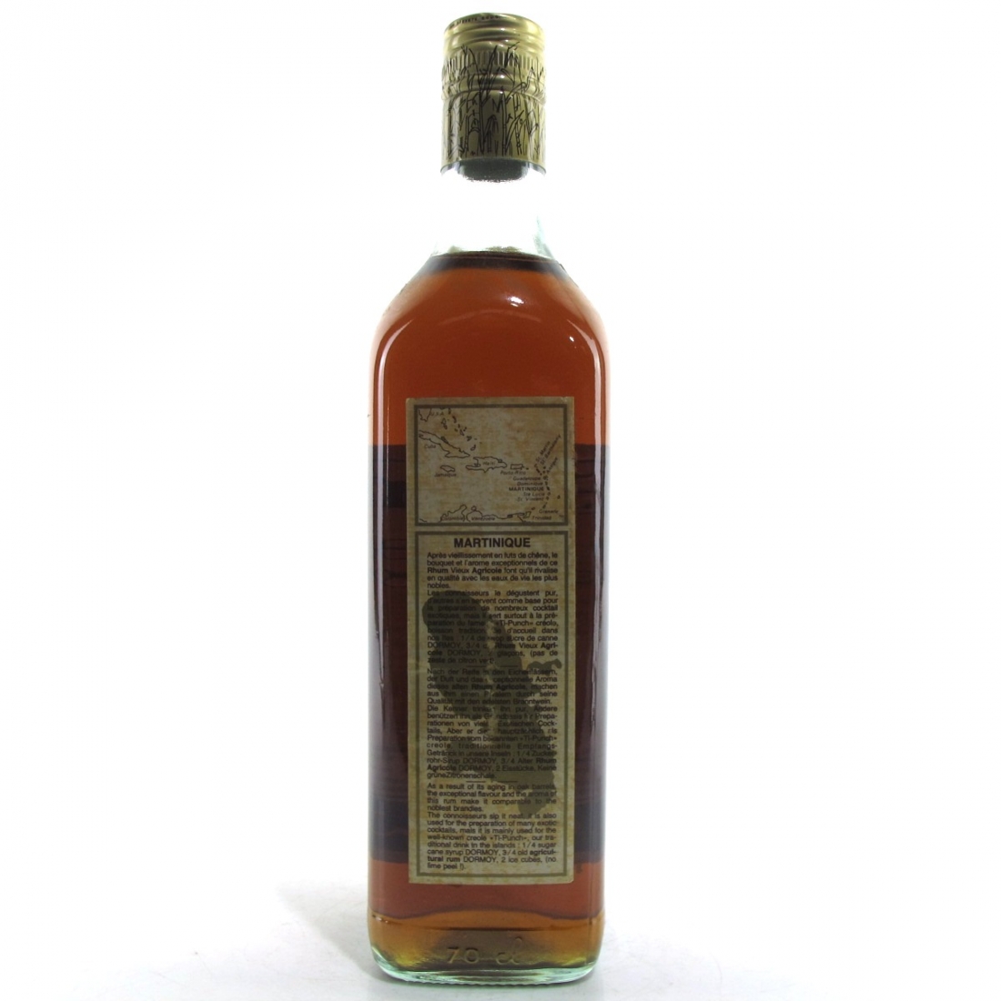 Rhum Vieux Agricole De La Martinique Montgeoffroy